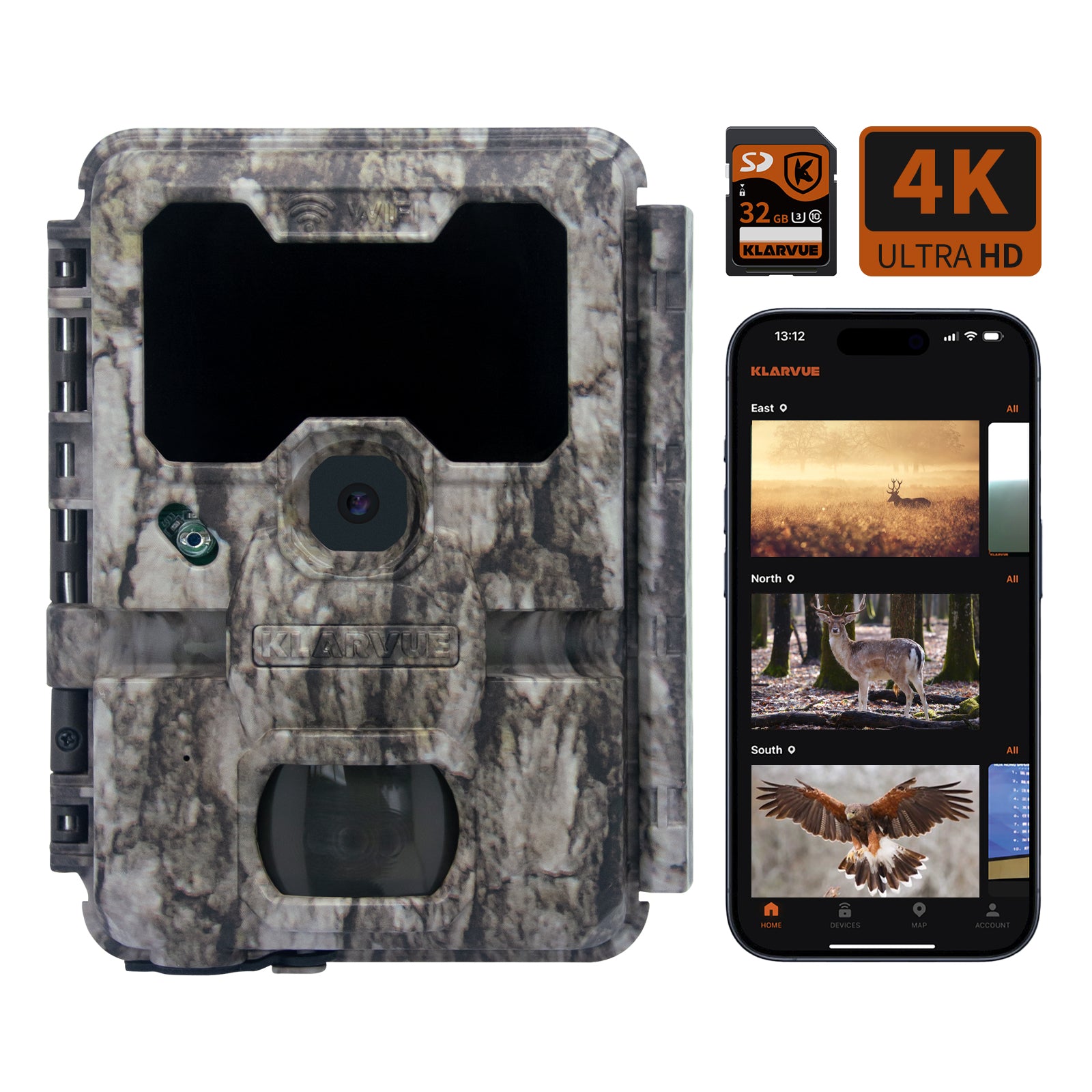 KLARVUE GUARDIAN 32MP 4K Wi-Fi Trail Camera - Main Image