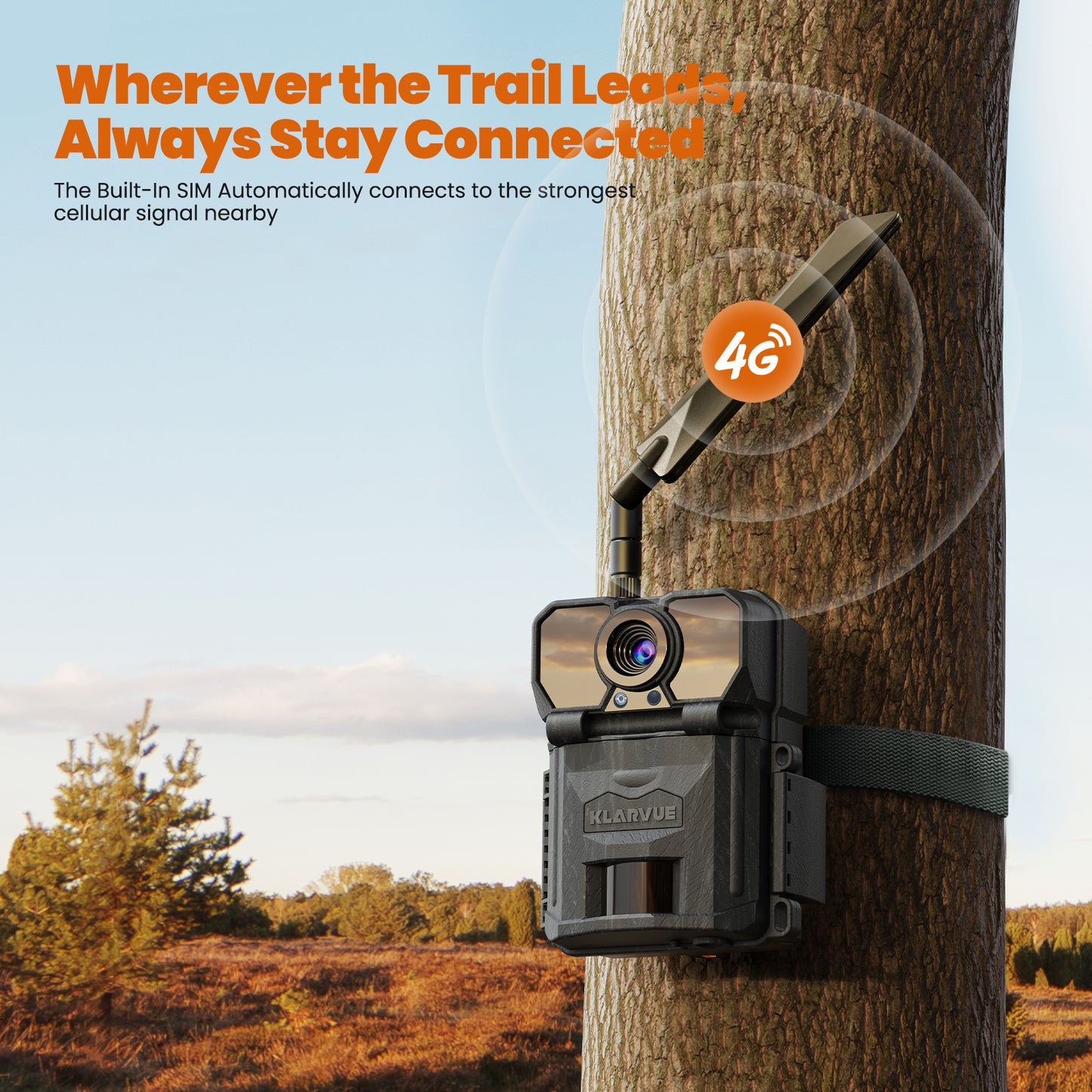 KLARVUE RANGER 32MP 2K Cellular Trail Camera