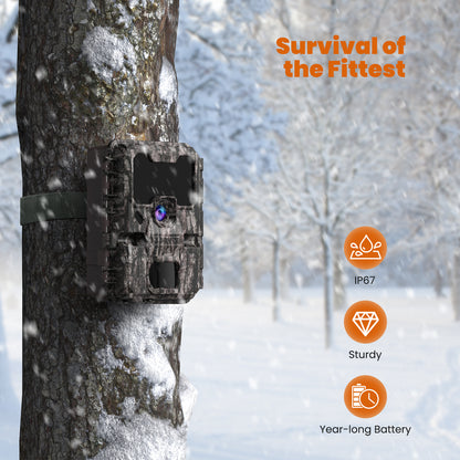 KLARVUE GUARDIAN 32MP 4K Wi-Fi Trail Camera